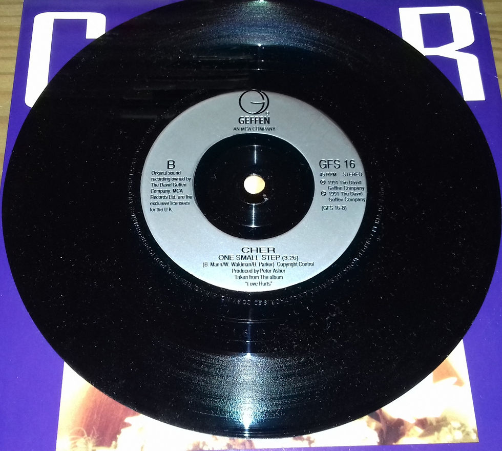 Miniaturbild: Cher - Love Hurts (7", Single, Inj) (Geffen Records)