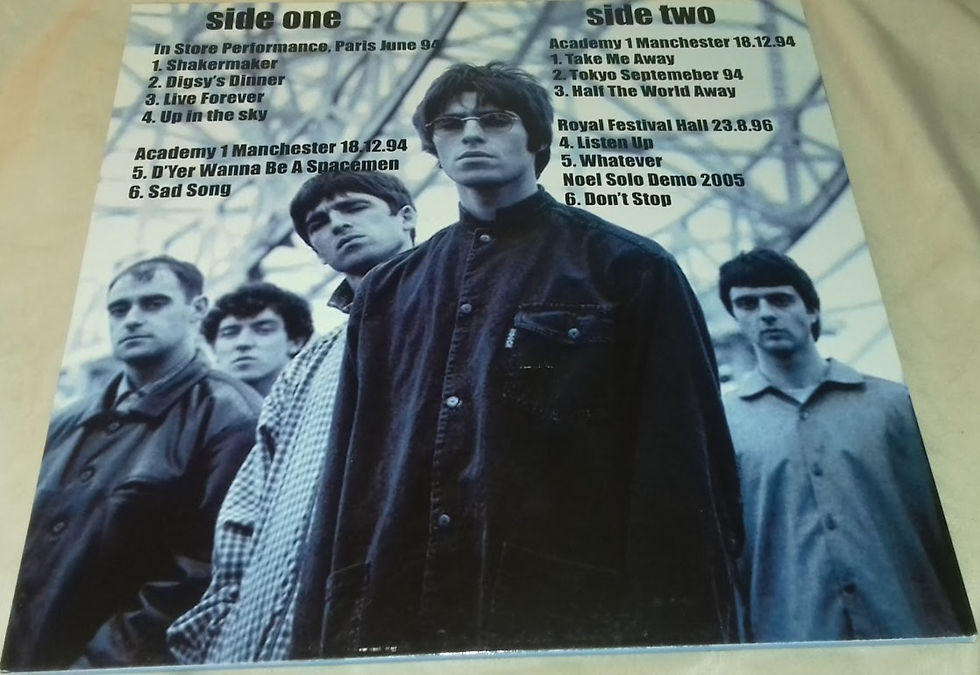 Pikkukuva: Oasis  – More Acoustic Glory (LP, Private Pressing)