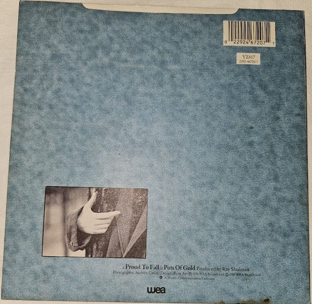 תמונה ממוזערת: Ian McCulloch - Proud To Fall (7", Single, Sol) (WEA, WEA)