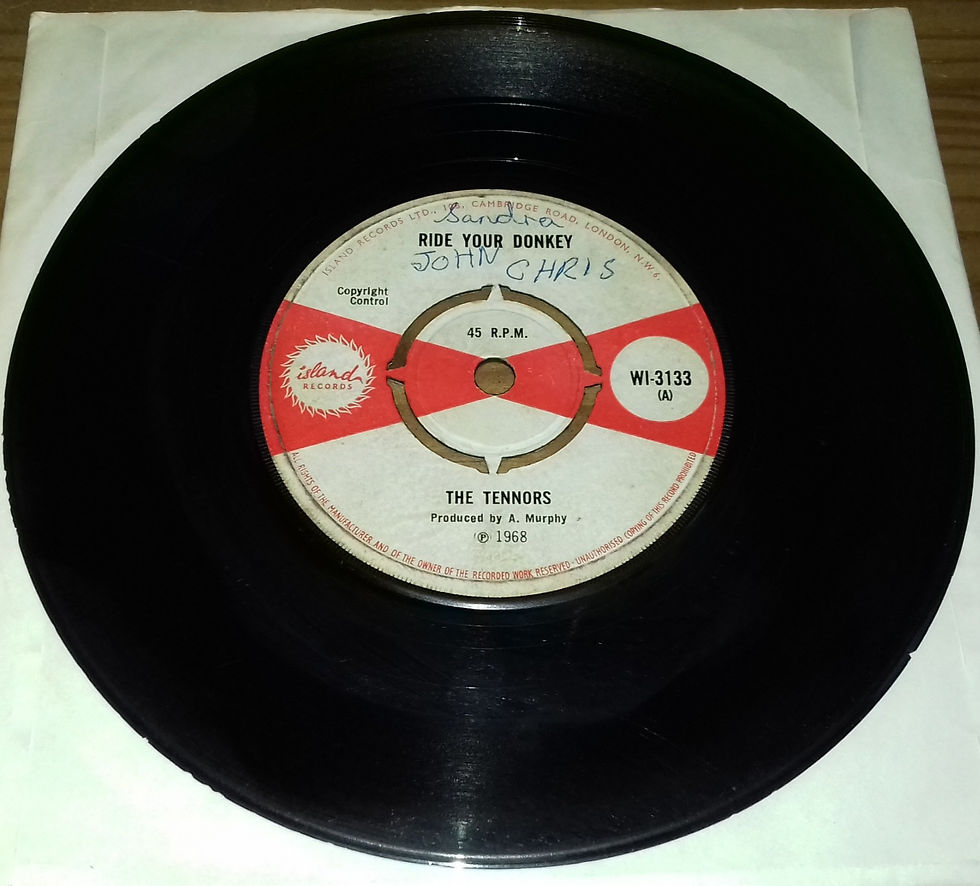 The Tennors – Ride Your Donkey / I've Got To Get You Off My Mind Label: Island