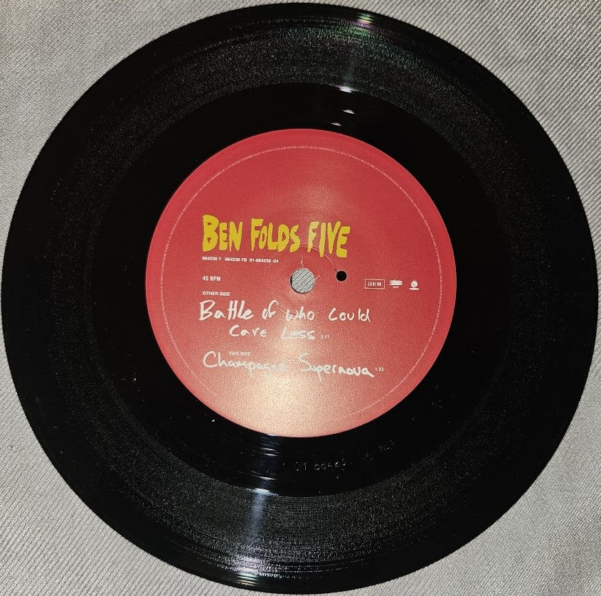 Miniaturbild: Ben Folds Five - Battle Of Who Could Care Less (7") (Epic, 550 Music)