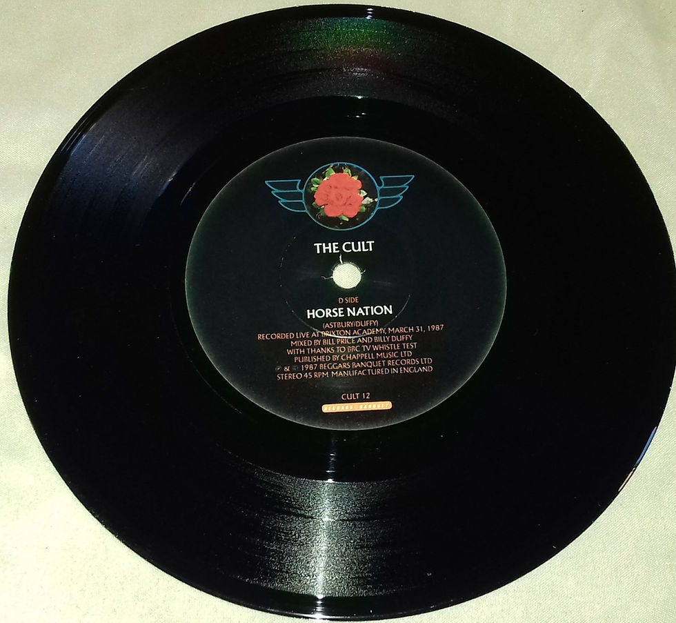 Miniatura: The Cult - Wild Flower (2x7", Single, Gat) (Beggars Banquet)