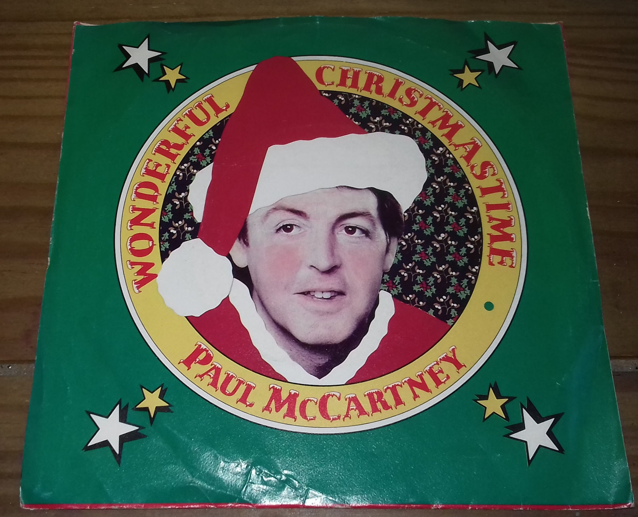 Paul McCartney - Wonderful Christmastime (7", Single, Mono) (Columbia, MPL (2))