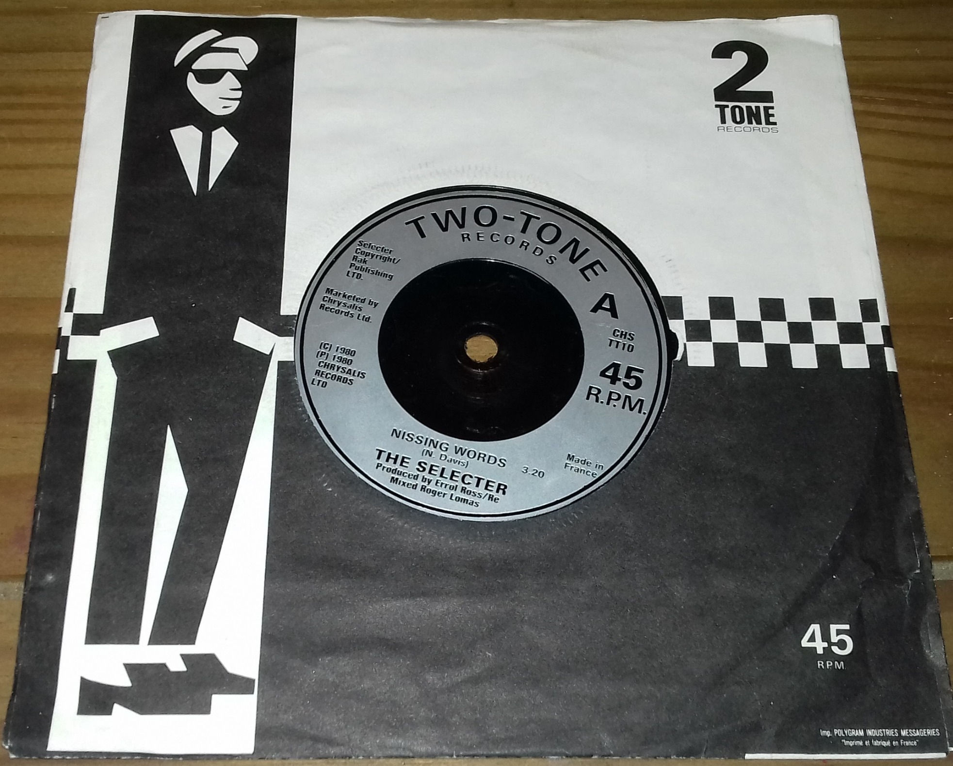 The Selecter - Missing Words (7", Single, M/Print, Fre) (Two-Tone Records)