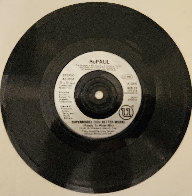 Thumbnail: Rupaul - Supermodel (7", Single, Jukebox) (Union City Recordings, Tommy Boy)