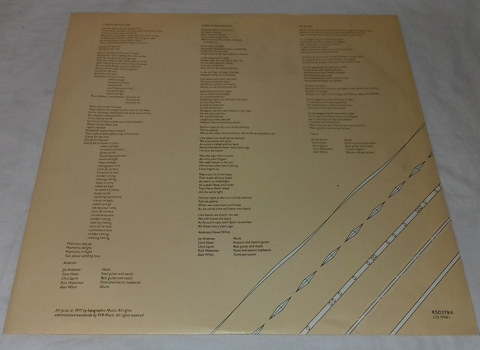 Miniatura: Yes - Going For The One (LP, Album, Tri) (Atlantic, Atlantic)