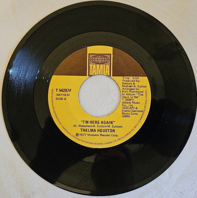 Thelma Houston - I'm Here Again (7")
