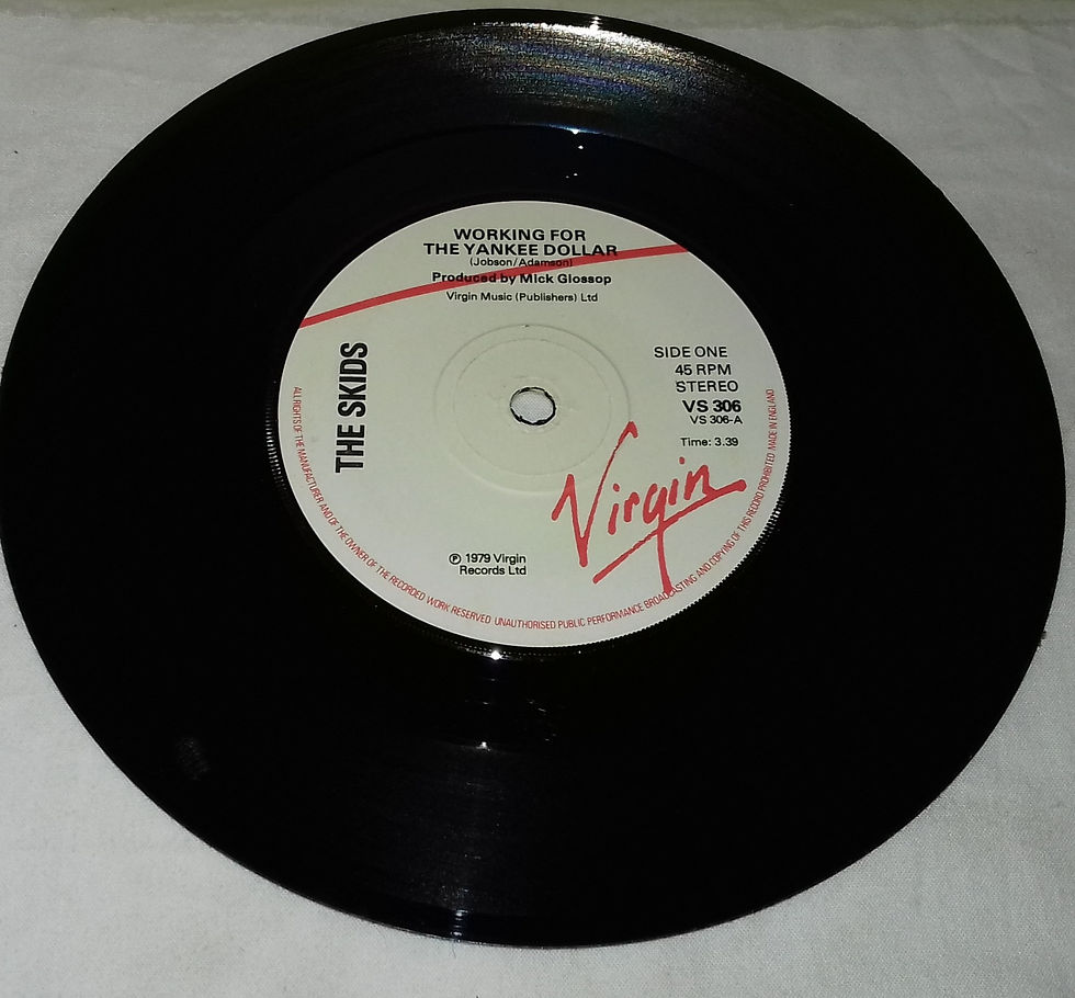 Skids - Working For The Yankee Dollar (7", Single) (Virgin, Virgin)