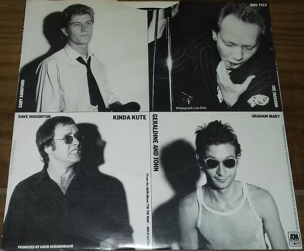 Miniature : Joe Jackson - Kinda Kute (7", Single, Mono, Whi) (A&M Records)