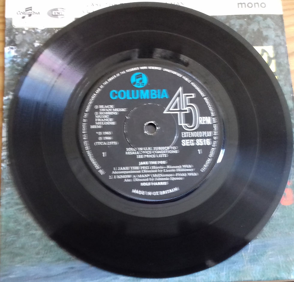 Thumbnail: Rolf Harris - Jake The Peg (7", Mono) (Columbia)