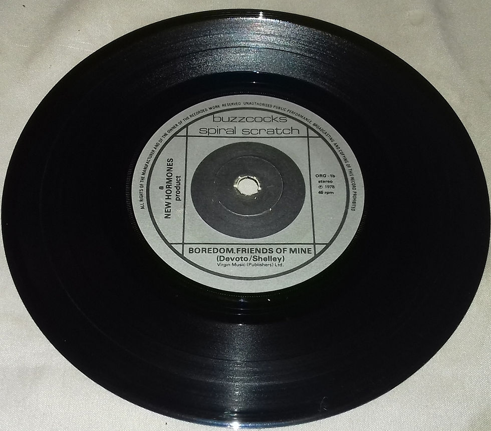 תמונה ממוזערת: Buzzcocks With Howard Devoto - Spiral Scratch (7", EP, RE) (New Hormones)