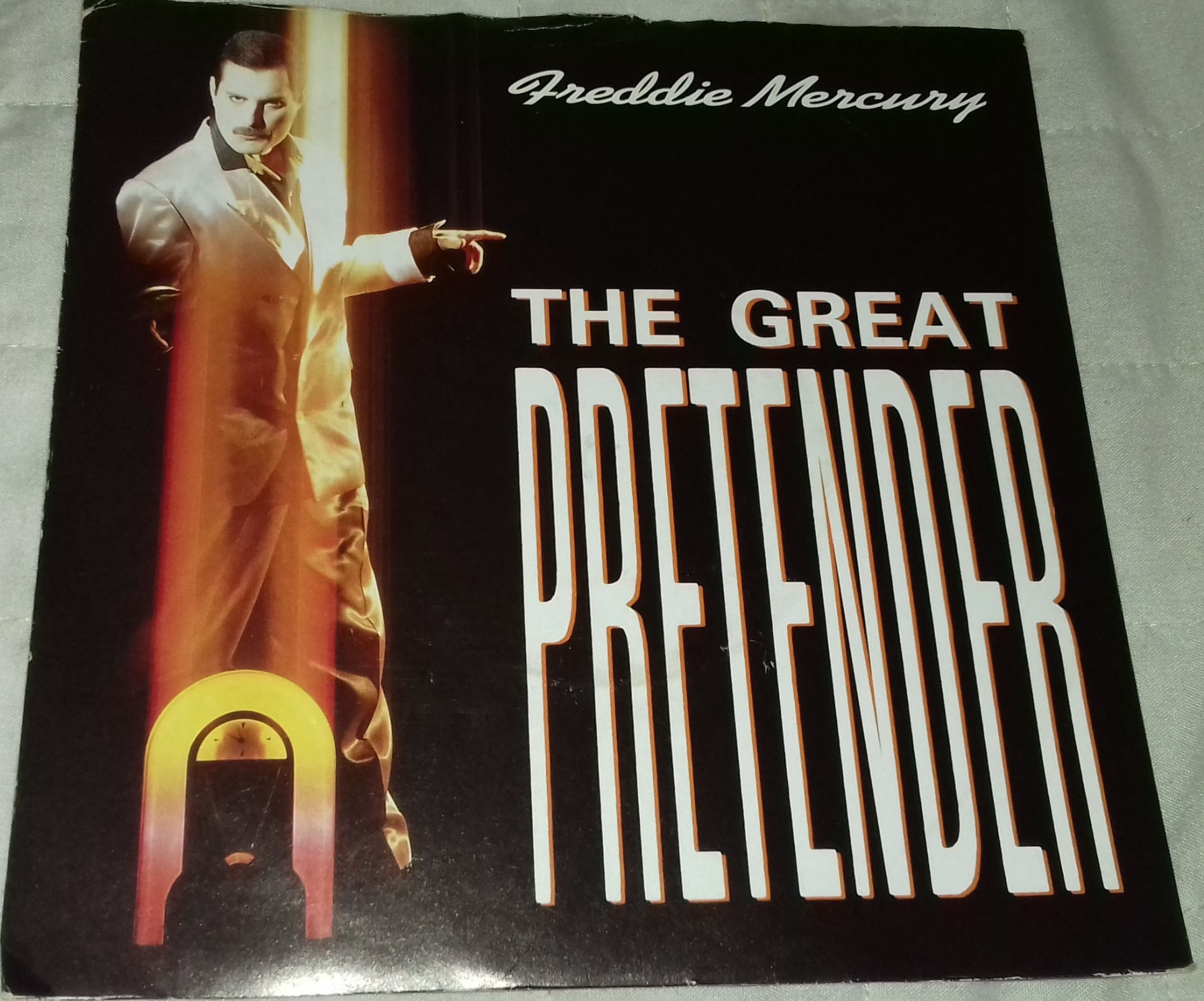 Freddie Mercury - The Great Pretender (7", Single, Pap) (Parlophone)