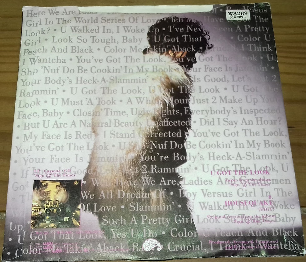 תמונה ממוזערת: Prince - U Got The Look (7", Single, Blu) (Paisley Park, Paisley Park)