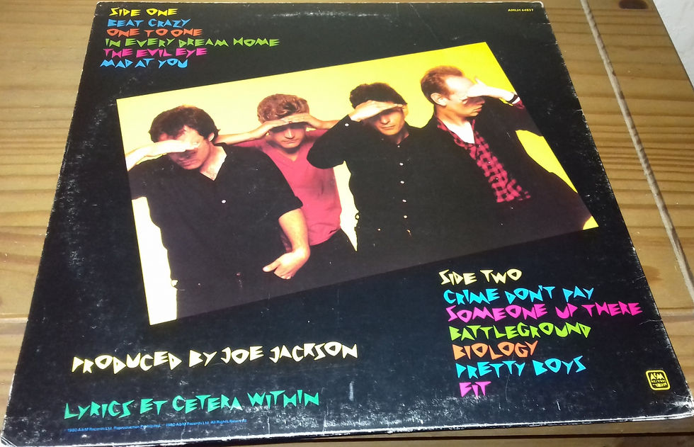 Thumbnail: Joe Jackson Band - Beat Crazy (LP, Album) (A&M Records)