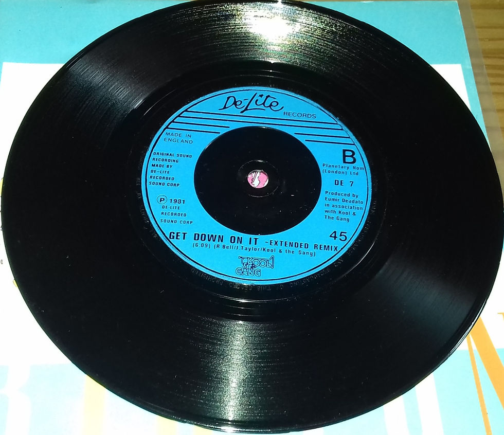 Miniatyrbild: Kool & The Gang - Big Fun (7", Single, Blu) (De-Lite Records)
