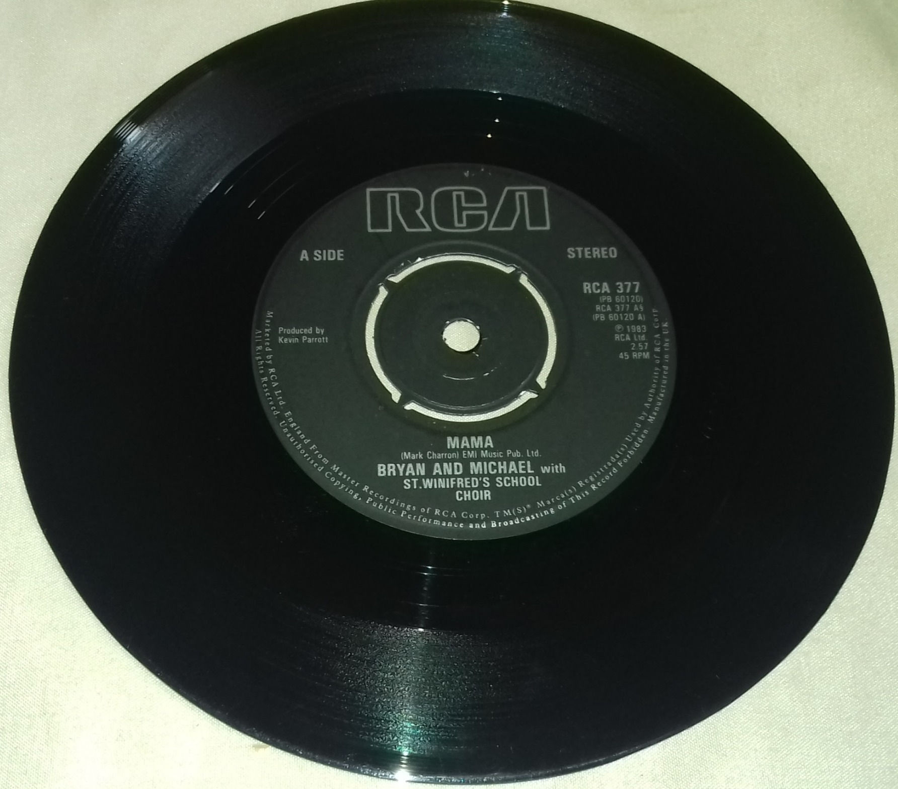 Bryan And Michael* - (Merry Christmas) Mama (7", Single, Gat) (RCA)