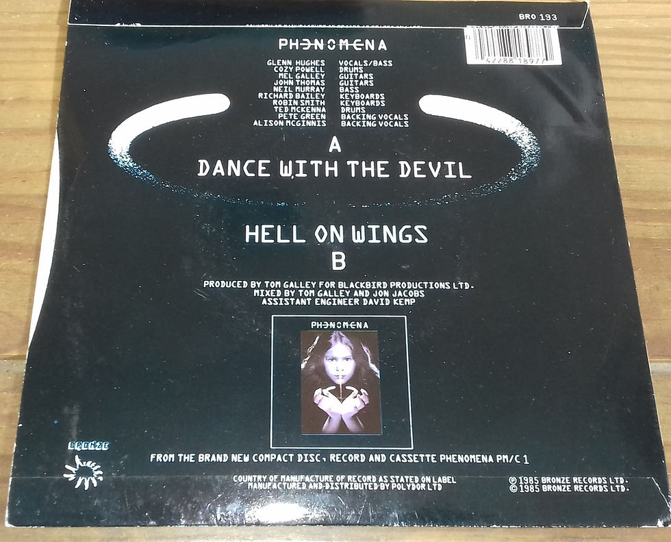 ภาพขนาดย่อ: Phenomena  - Dance With The Devil (7") (Bronze)