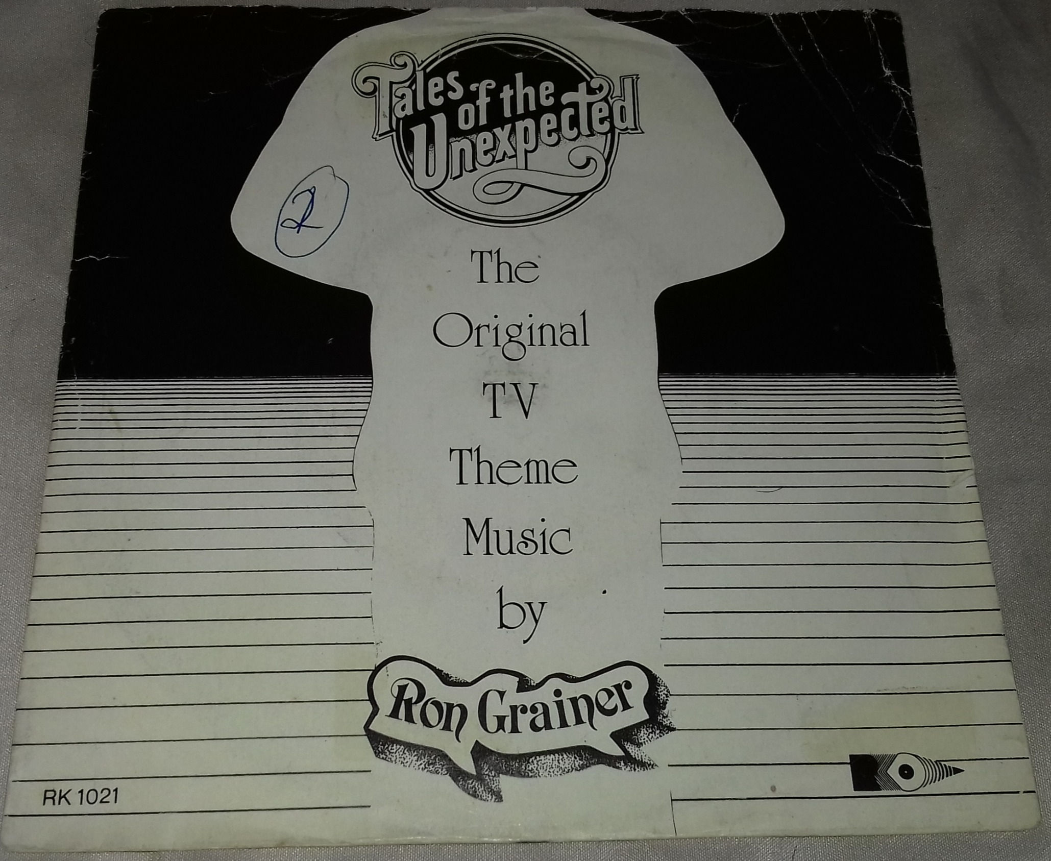 The Ron Grainer Orchestra - Tales Of The Unexpected (7", Single, RP, Yel) (RK R