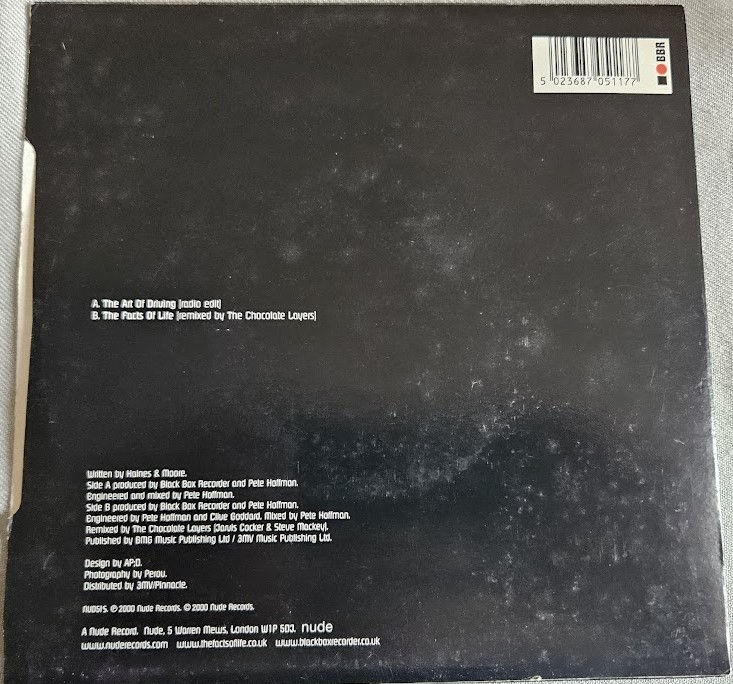 Miniatyrbild: Black Box Recorder - The Art Of Driving (7", Single, Num) (Nude Records)