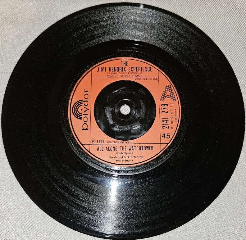 Jimi Hendrix Experience* - All Along The Watchtower (7", Single) (Polydor)