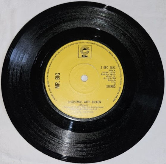 Mr. Big* - Christmas With Dicken (7", Single, Sol) (Epic)