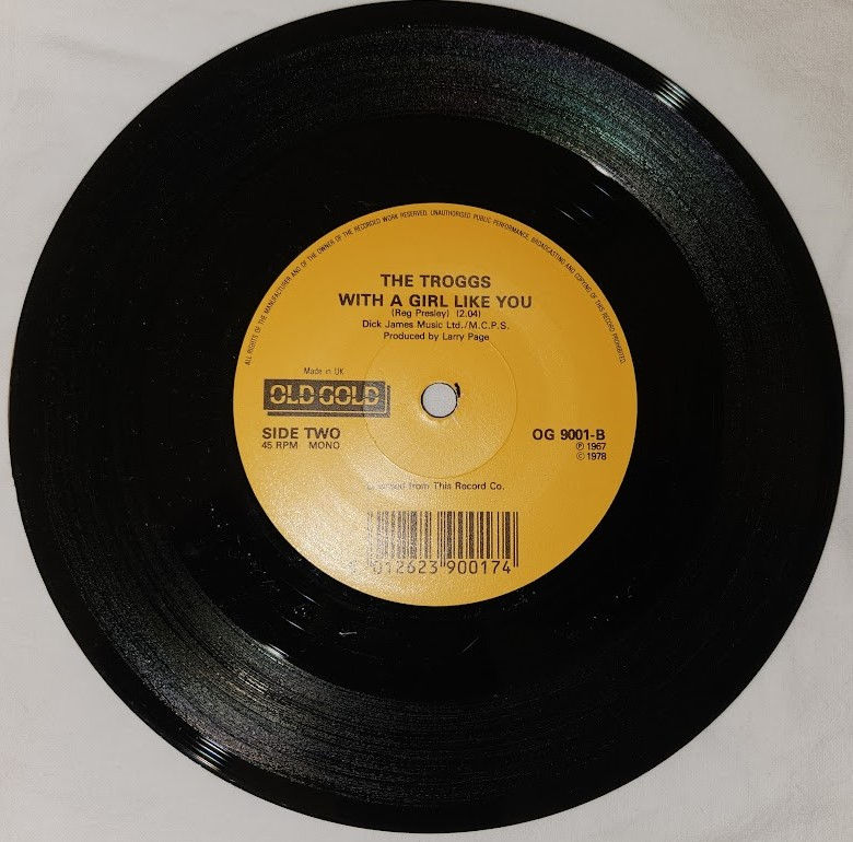 サムネイル： The Troggs - Wild Thing / With A Girl Like You (7", Single, Mono) (Old Gold (2)
