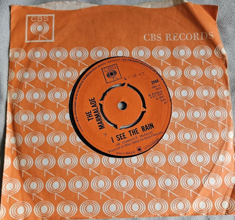 The Marmalade - I See The Rain (7", Single) (CBS)