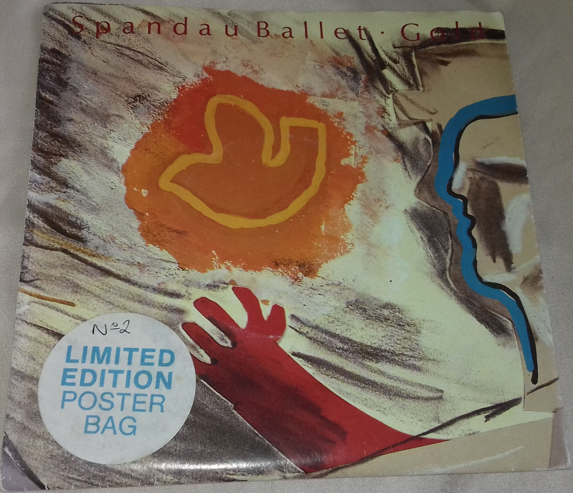 Spandau Ballet - Gold (7", Single, Ltd, Pos) (Reformation, Chrysalis)