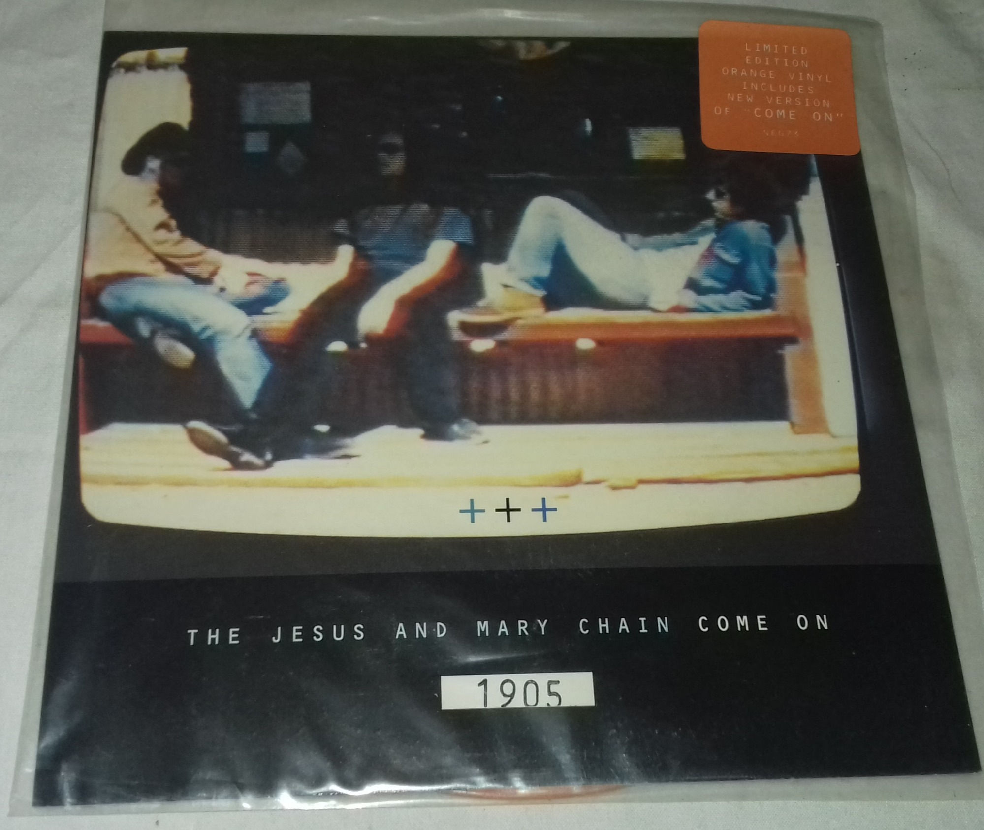 The Jesus And Mary Chain - Come On (7", Single, Ltd, Num, Ora) (Blanco Y Negro,