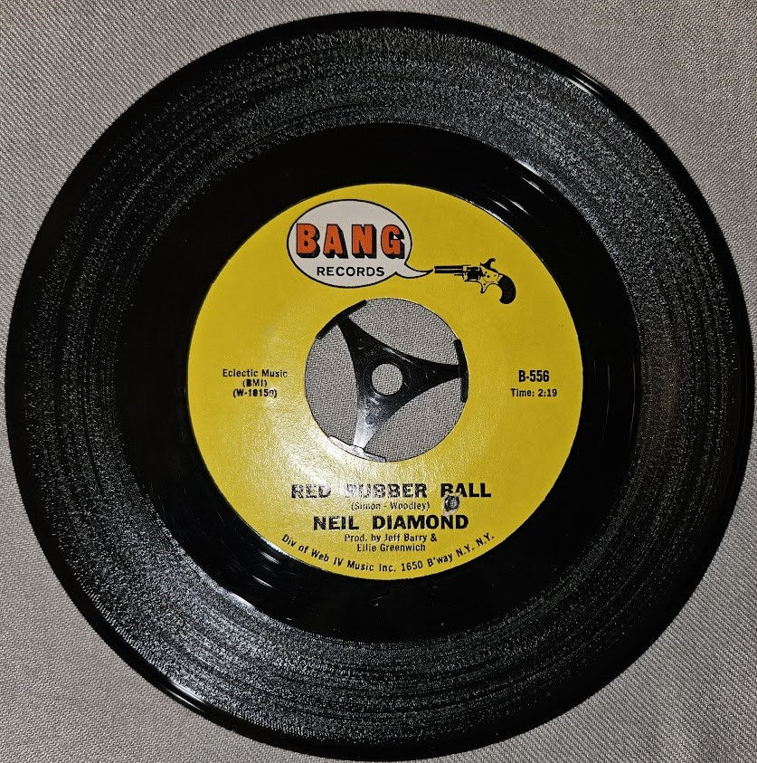サムネイル： Neil Diamond - Red Red Wine / Red Rubber Ball (7", Single, Lab) (Bang Records)