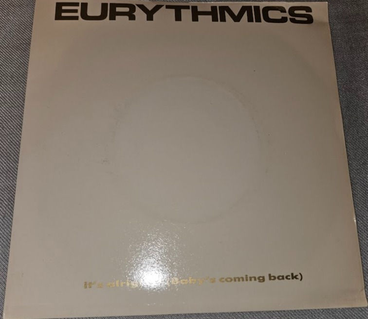 Eurythmics - It's Alright (Baby's Coming Back) (7", Single) (RCA, RCA)