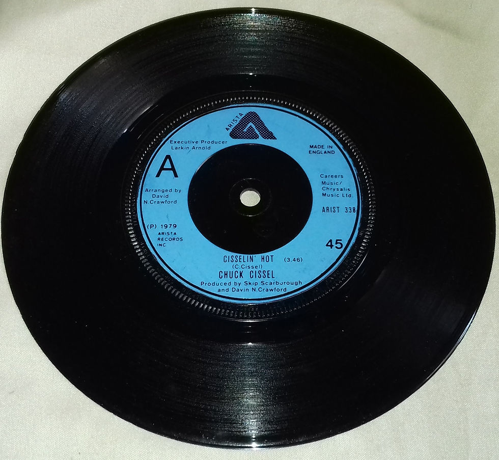 Chuck Cissel - Cisselin' Hot (7", Single) (Arista)