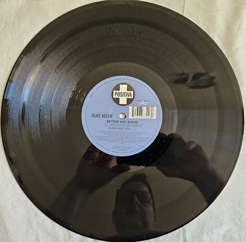 Miniature : DJ Jurgen Presents Alice Deejay - Better Off Alone (12") (Positiva, Positiva)