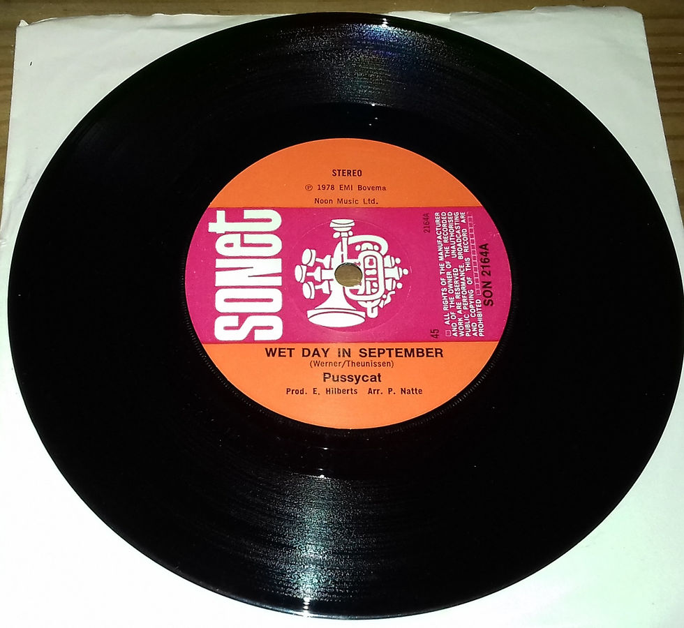 Pussycat - Wet Day In September (7", Single) (Sonet)