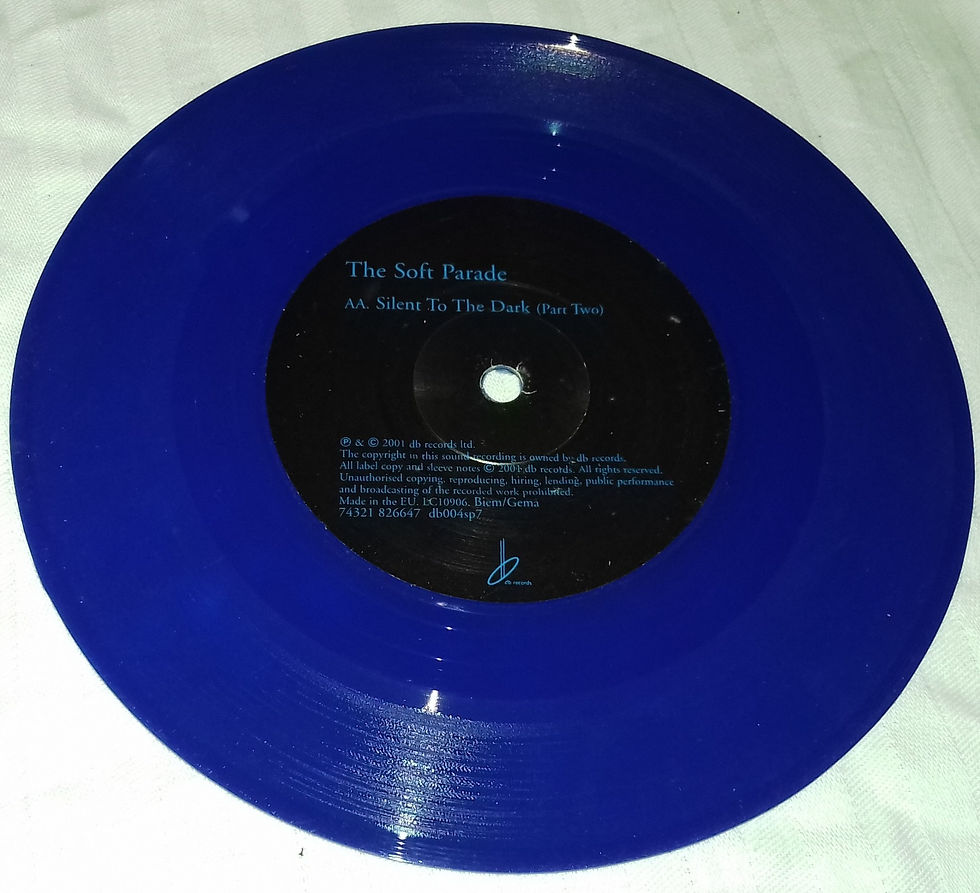 Pikkukuva: The Soft Parade* - Silent To The Dark (7", Single, Num, Blu) (DB Records (2))