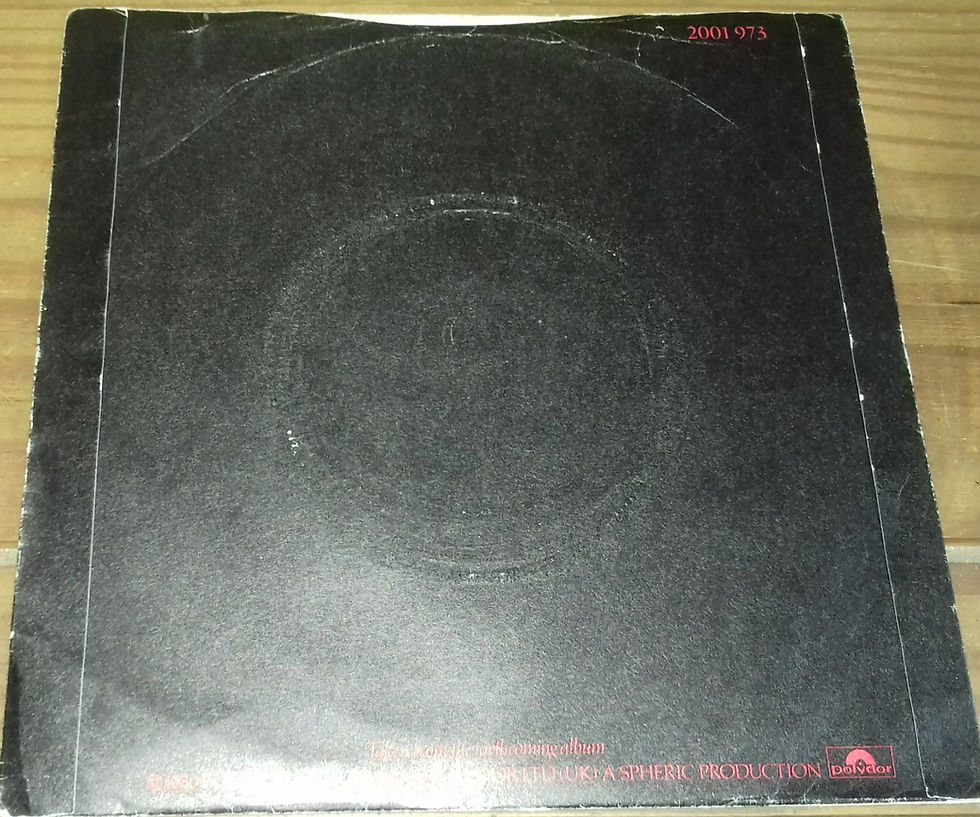 ภาพขนาดย่อ: Vangelis - My Love (7", Single) (Polydor)