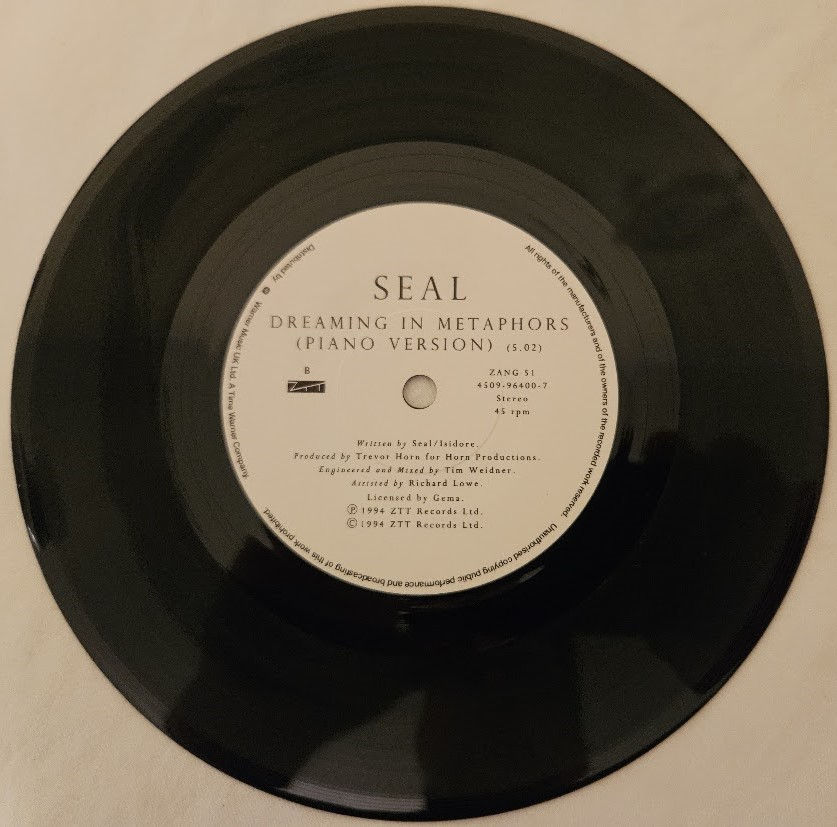 Miniaturbild: Seal - Prayer For The Dying (7", Single) (ZTT, ZTT)
