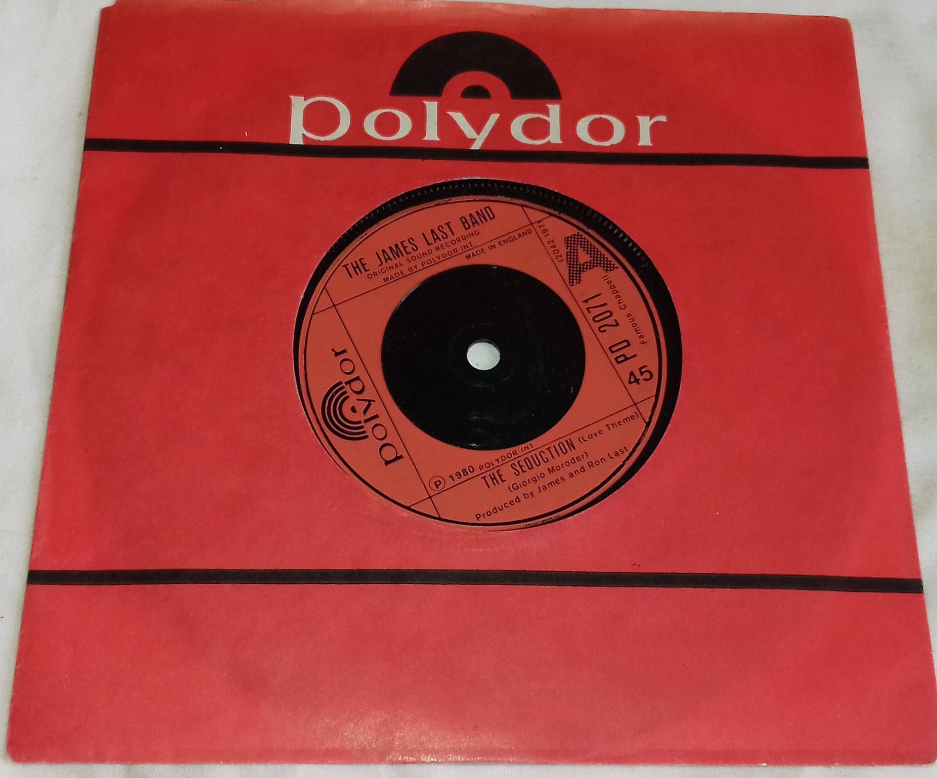 The James Last Band - The Seduction (Love Theme) (7") (Polydor)