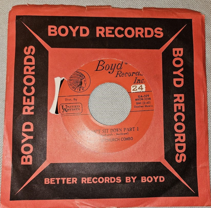 Philip Upchurch Combo* - You Can't Sit Down (7", Single, Mono, Ind) (Boyd Record