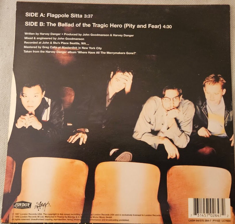 Miniatura: Harvey Danger  - Flagpole Sitta (7", Single) (Slash)
