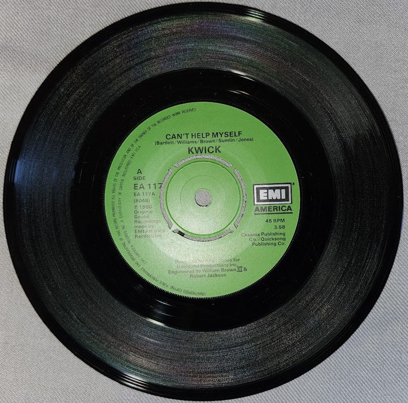 Kwick - Can't Help Myself (7", Single) (EMI America)