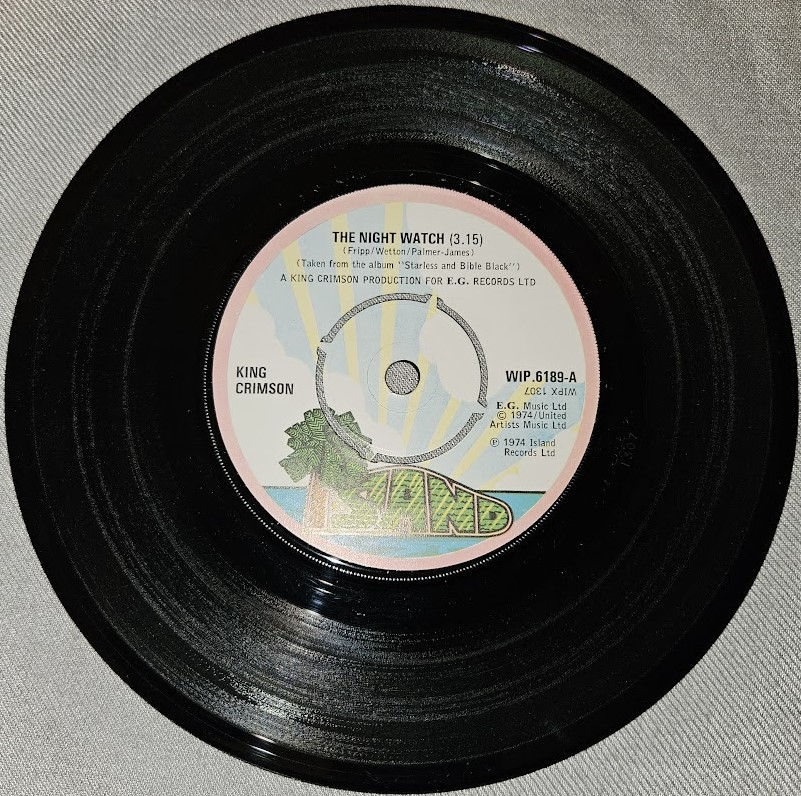 King Crimson - The Night Watch (7", Single) (Island Records)