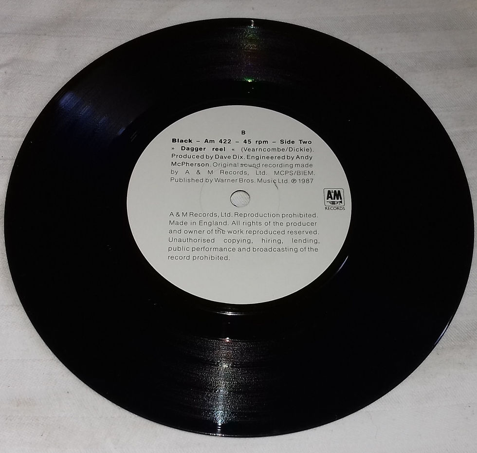 ภาพขนาดย่อ: Black  - Paradise (7", Single + Box, Ltd) (A&M Records, A&M Records)