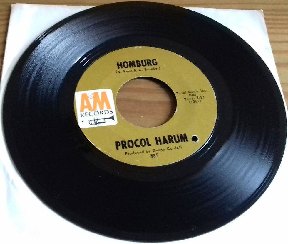 Procol Harum - Homburg / Good Captain Clack (7", Single, Mono) (A&M Records)
