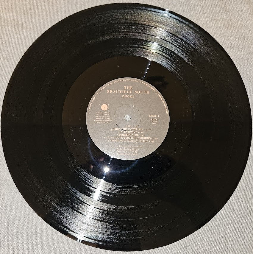 Pikkukuva: The Beautiful South - Choke (LP, Album) (Go! Discs)