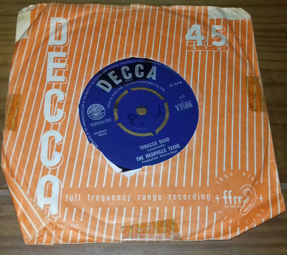 The Nashville Teens - Tobacco Road (7", Single) (Decca)