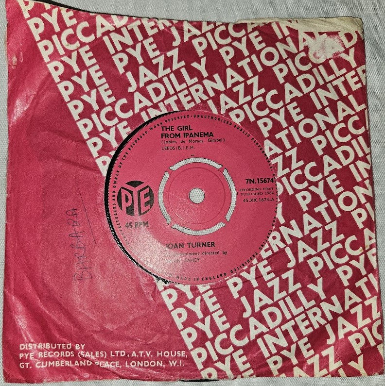 Joan Turner - The Girl From Ipanema (7", Single) (Pye Records)