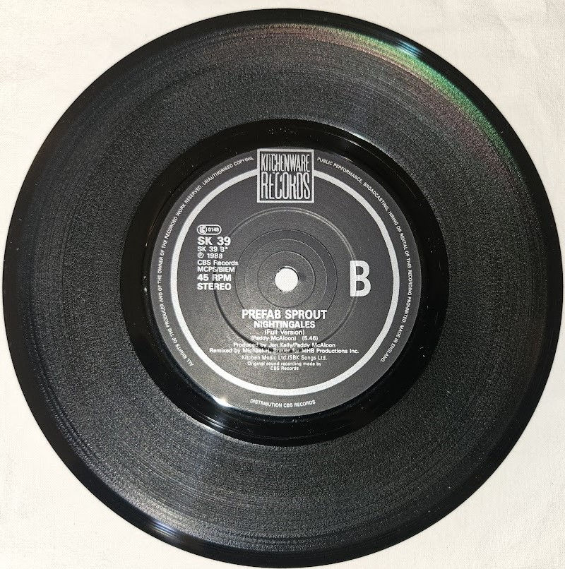 Miniatyrbild: Prefab Sprout - Nightingales (7", Single) (Kitchenware Records)
