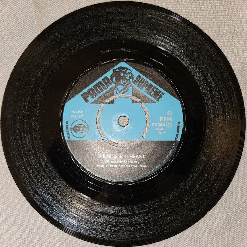 Pikkukuva: Winston Groovy - Sylvia's Mother / Here Is My Heart (7", Single) (Pama Supreme)