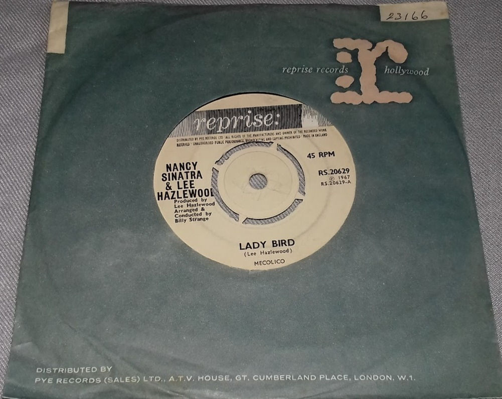Nancy Sinatra And Lee Hazlewood* - Lady Bird / Sand (7", Single) (Reprise Recor